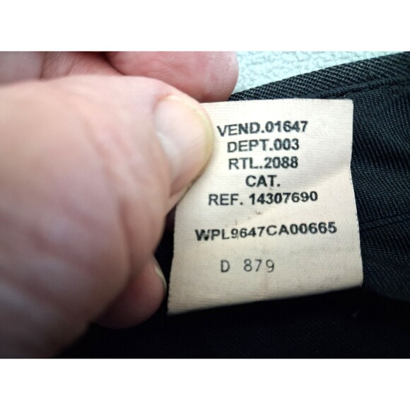 Eddie Bauer Men’s Wool Dress Pants 38 Charcoal Gray Relaxed Fit Classic - Picture 6 of 16